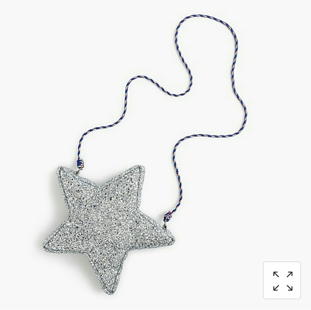 J Crew Glitter Star Crossbody Bag